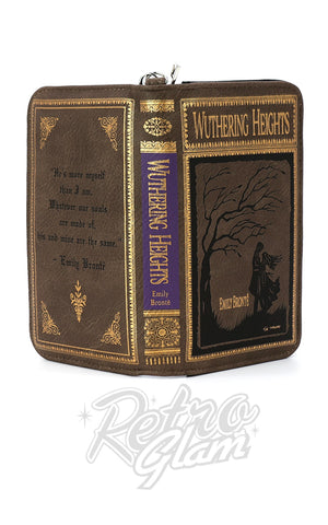 Comeco Wuthering Heights Book Wristlet Wallet bronte