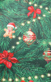 Christmas tree and decorations print
