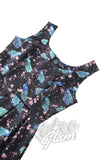 Dolly and Dotty Amanda Dress in Peacock Print bodice