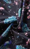 Dolly and Dotty Amanda Dress in Peacock Print fabric