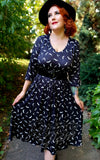 Dolly and Dotty Billie Dress in Bat print