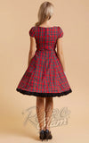Dolly and Dotty Claudia Highland Red Tartan Dress - Pre-Order
