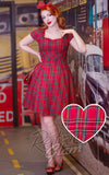 Dolly and Dotty Claudia Highland Red Tartan Dress - Pre-Order