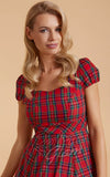 Dolly and Dotty Claudia Highland Red Tartan Dress - Pre-Order