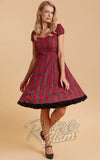 Dolly and Dotty Claudia Highland Red Tartan Dress - Pre-Order