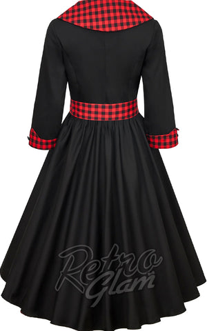 Dolly and Dotty Tiffany Red Tartan Collar Dress - Pre-Order