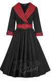 Dolly and Dotty Tiffany Red Tartan Collar Dress - Pre-Order