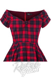 Dolly and Dotty Lily Swing Dress in Red Tartan