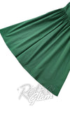 Dolly and Dotty Ruth Retro Long Sleeve Dress in Green skirt