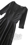 Dolly and Dotty Scarlette Midi Dress in Black cad