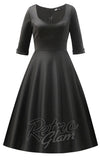 Dolly and Dotty Scarlette Midi Dress in Black cad