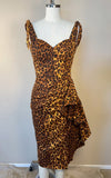 Rebel Love Bora Bora Leopard Sarong Dress pinup