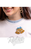 Erstwilder Ringing True Bell Brooch model