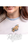 Erstwilder Blue Ribbon Days Brooch model