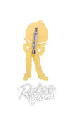 Erstwilder Canary Yellow Brooch back