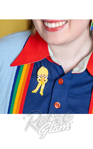 Erstwilder Canary Yellow Brooch model