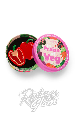 Erstwilder Capsicum Crush Brooch box