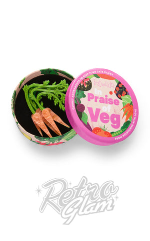 Erstwilder Carrot Topper Brooch box