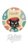 Erstwilder Essentials Cat Head Mini Brooch card