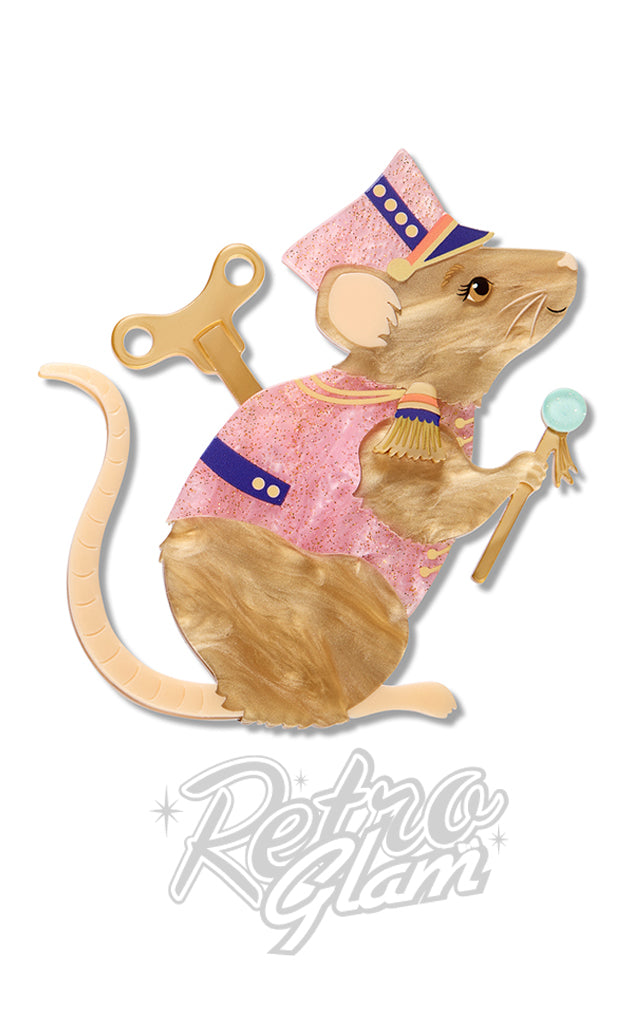 Erstwilder Clockwork Mouse Brooch - SOLD OUT