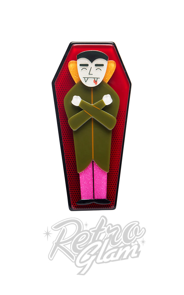Erstwilder Cozy Coffin Brooch