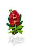 Erstwilder Crimson Bottlebrush Brooch australiana