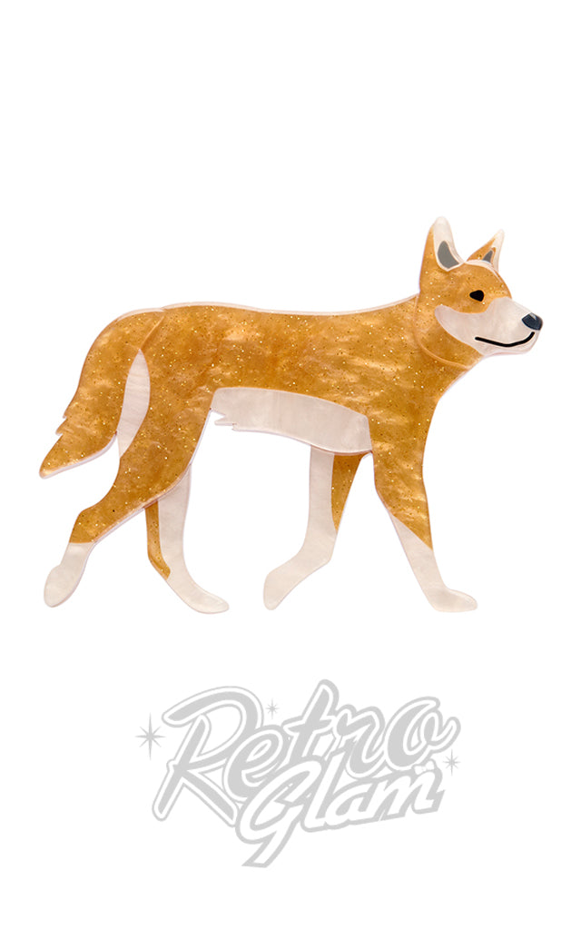 Erstwilder Dave The Dingo Brooch