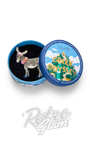 Erstwilder Devoted Donkey Brooch box