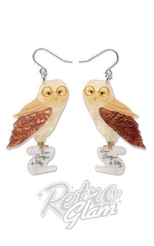 Erstwilder Barny Owl Earrings
