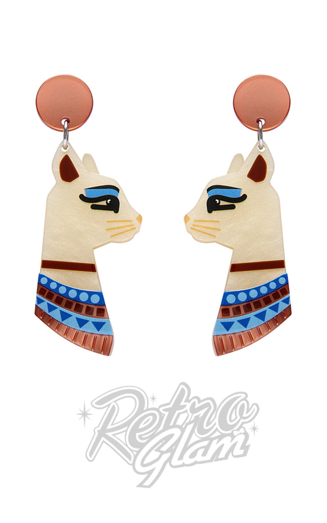 Erstwilder Bastet The Protector Drop Earrings