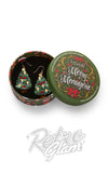 Erstwilder Christmas Tree Centre-PIece Earrings boz