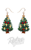 Erstwilder Christmas Tree Centre-PIece Earrings