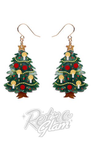 Erstwilder Christmas Tree Centre-PIece Earrings