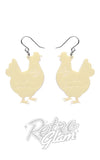 Erstwilder Clara The Chicken Drop Earrings back