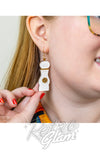 Erstwilder The Daily Grind Drop Earrings salt