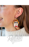 Erstwilder The Enamoured Alpacas Earrings model