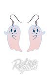 Erstwilder Halloween Earrings - Ghost irridescent