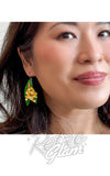 Erstwilder Golden Wattle Earrings model