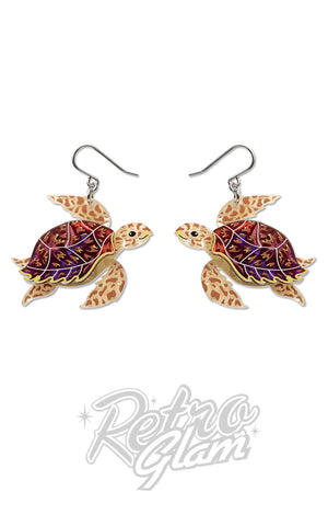 Erstwilder Hawksbill Turtle Drop Earrings