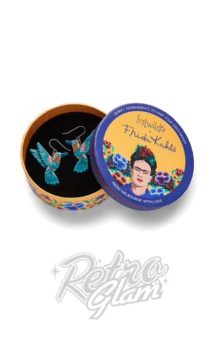 Erstwilder Frida's Hummingbird Drop Earrings box