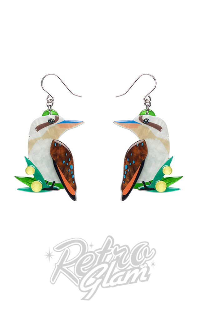 Erstwilder Kirby The Kookaburra Drop Earrings