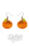 Erstwilder Midnight Magic Pumpkin Drop Earrings