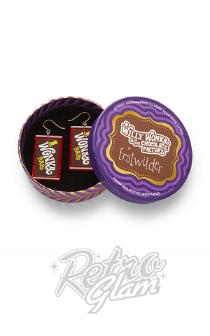 Erstwilder Original Wonka Bar Drop Earrings box