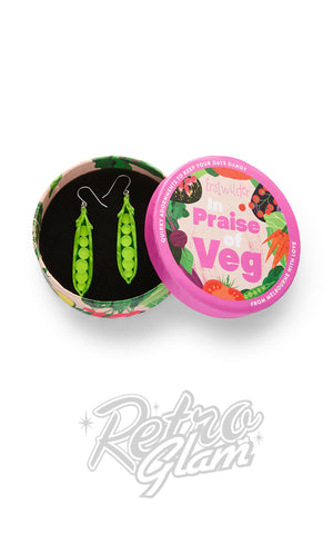 Erstwilder Peas Please Drop Earrings box