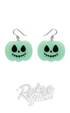 pumpkin earrings glow in the dark