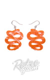 Erstwilder The Rowdy Rattlesnake Earrings back