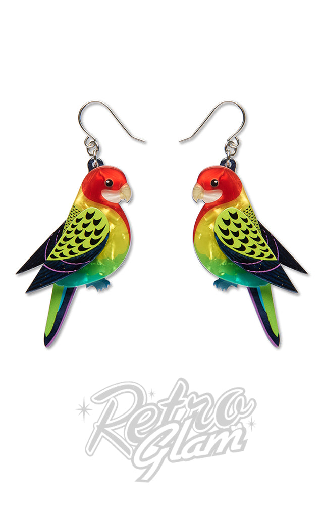 Erstwilder Eastern Rosella Drop Earrings - SOLD OUT