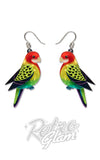 Erstwilder Eastern Rosella Drop Earrings