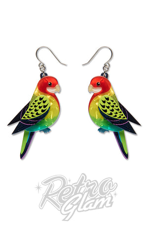 Erstwilder Eastern Rosella Drop Earrings