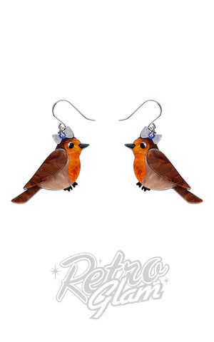 Erstwilder Rosie The Robin Earrings